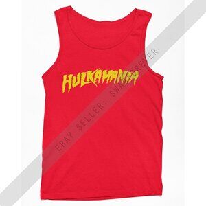 Hulkamania Sleeveless Shirt Tank Top Red